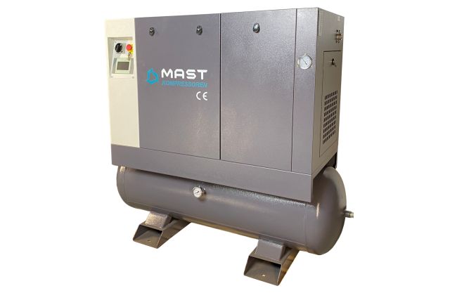 Гвинтовий компресор Mast LZN-10 COMBO inverter (Осушувач + ресивер 300 л)